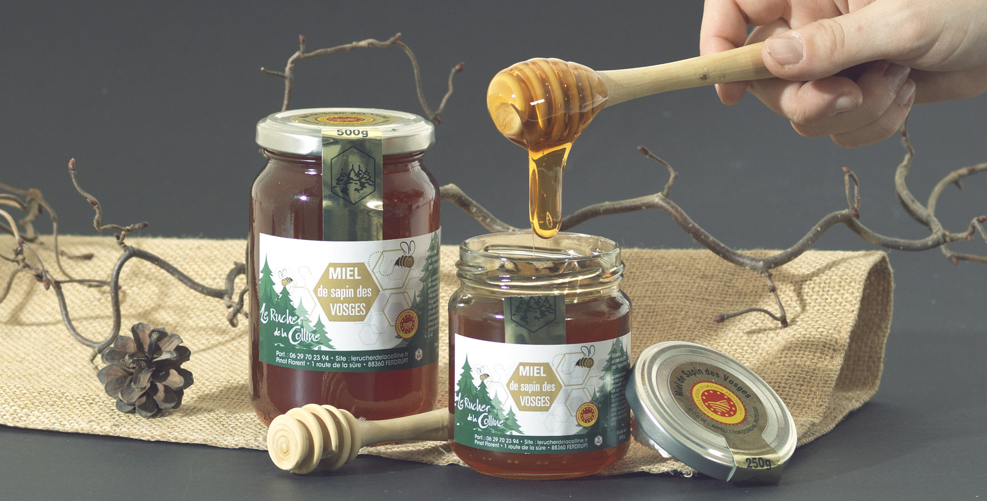 Découvrez notre délicieux miel de Sapin des Vosges aop ! 